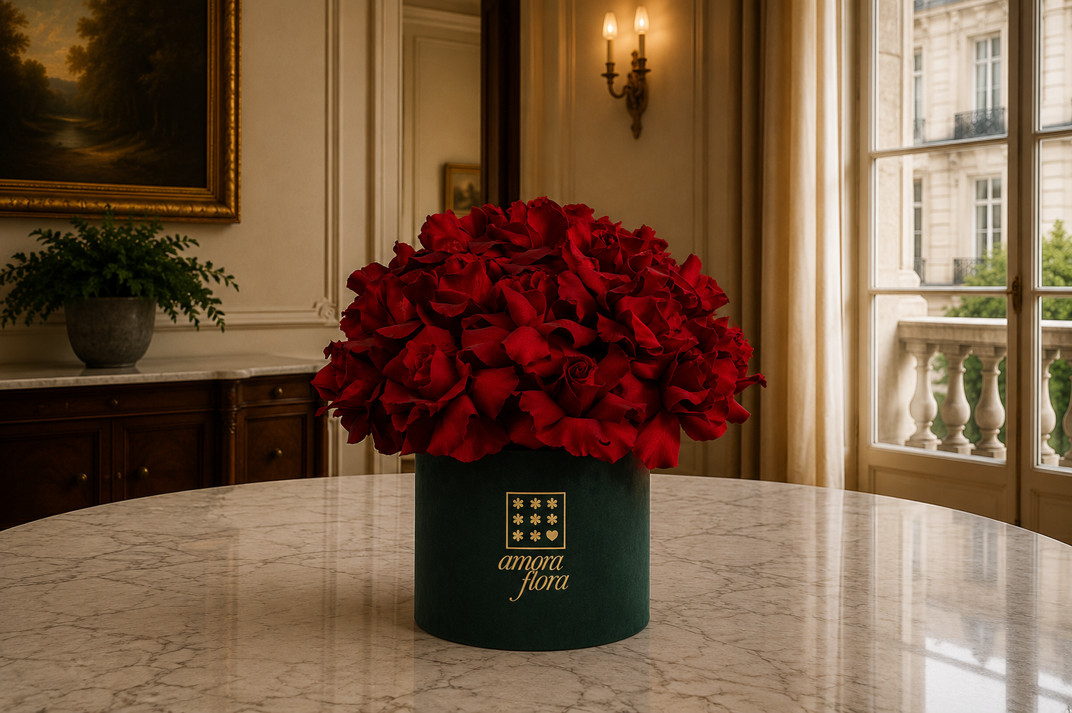 French Bloom Rose Box — Open Edition Large